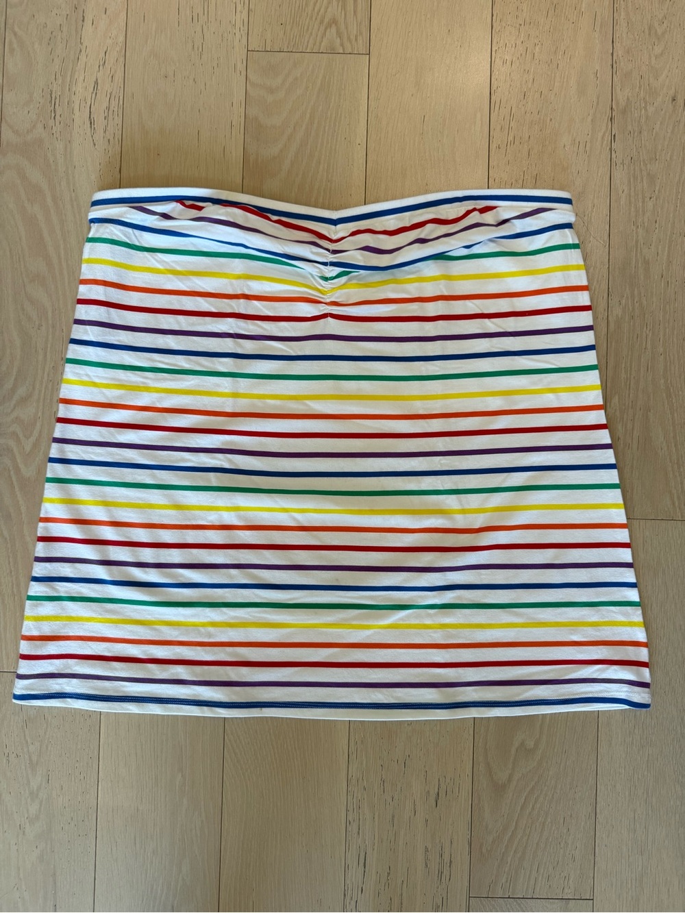 torrid White Rainbow Stripe Strapless Tank Top - Brand New, Size 3